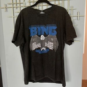 Anine Bing Vintage Logo Print Tee